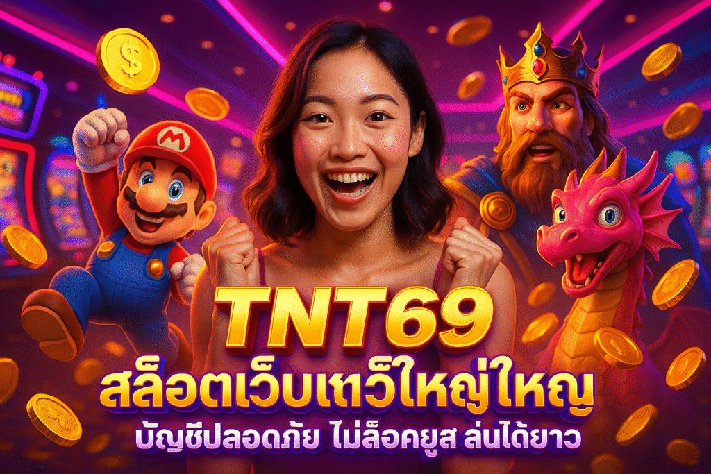 TNT69 สล็อตเว็บใหญ่ บัญชีปลอดภัย ไม่ล็อคยูส เล่นได้ยาว