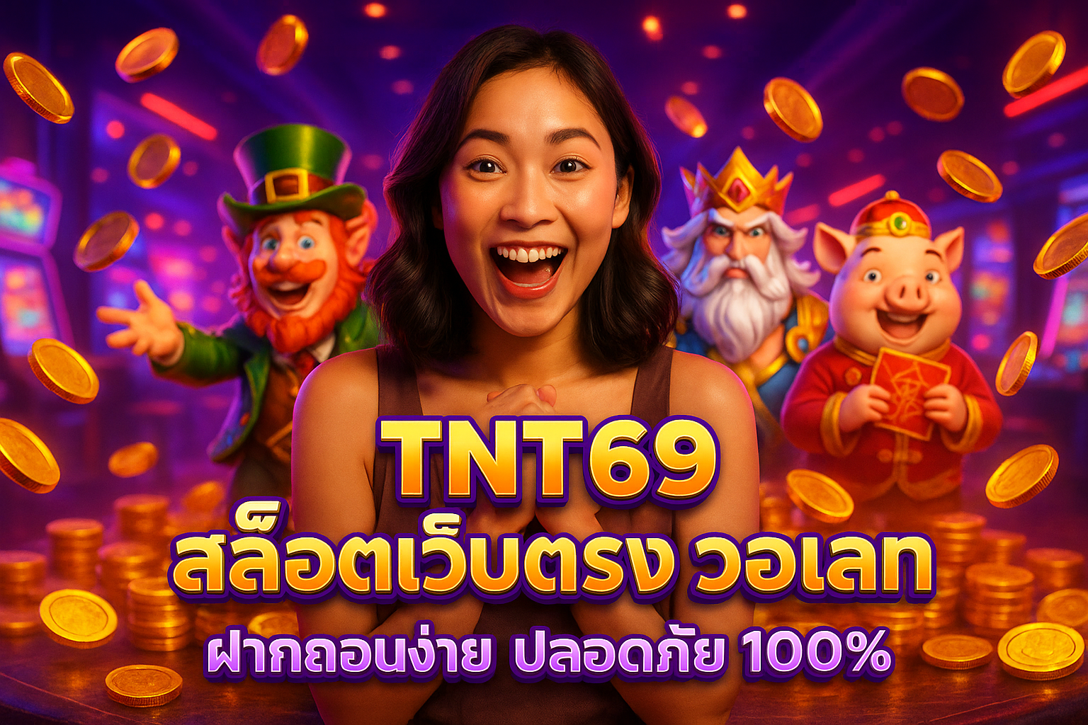 TNT69 สล็อตเว็บตรง วอเลท ฝากถอนง่าย ปลอดภัย 100%