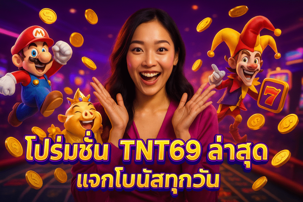 โปรโมชั่น TNT69 ล่าสุด แจกโบนัสทุกวัน