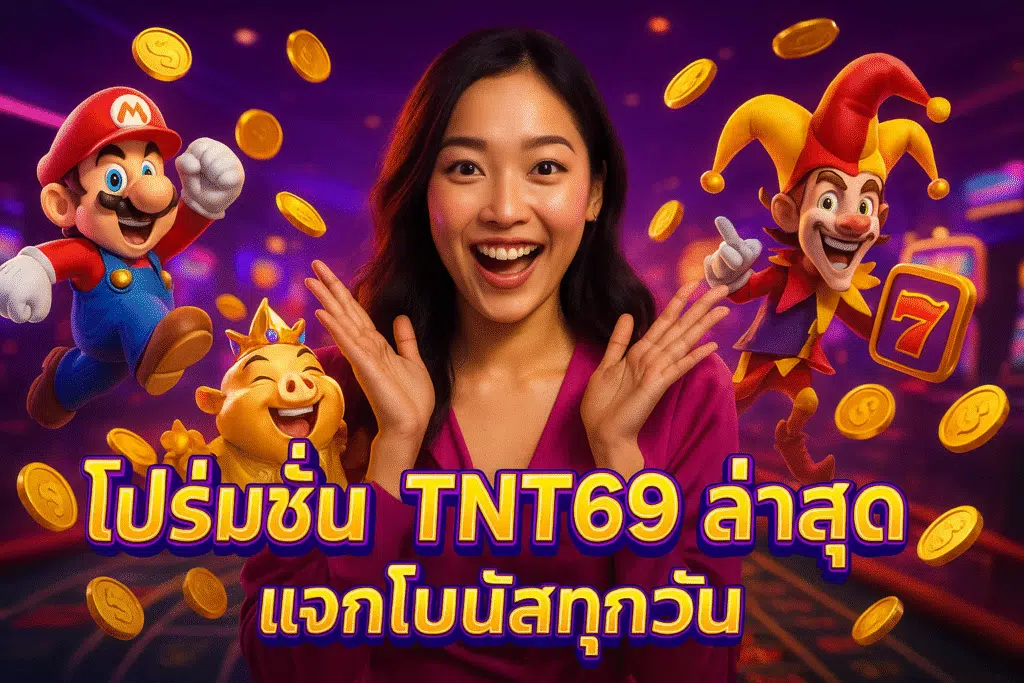 โปรโมชั่น TNT69 ล่าสุด แจกโบนัสทุกวัน